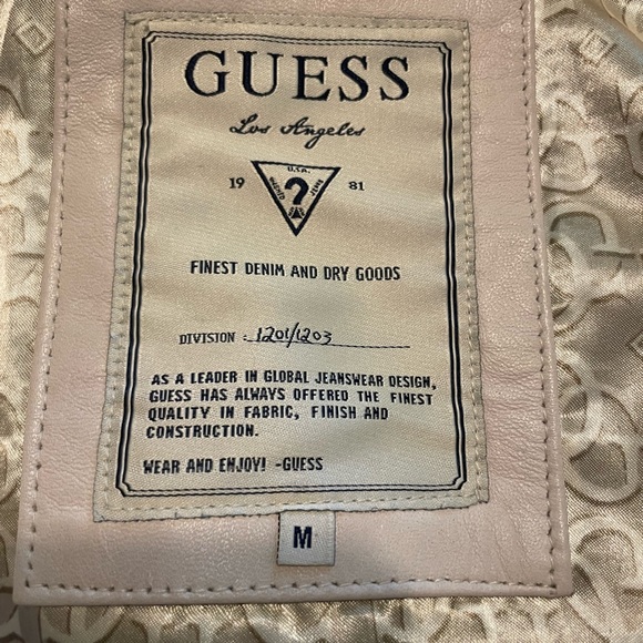 GUESS Leather Jacket - Picture 5 of 5